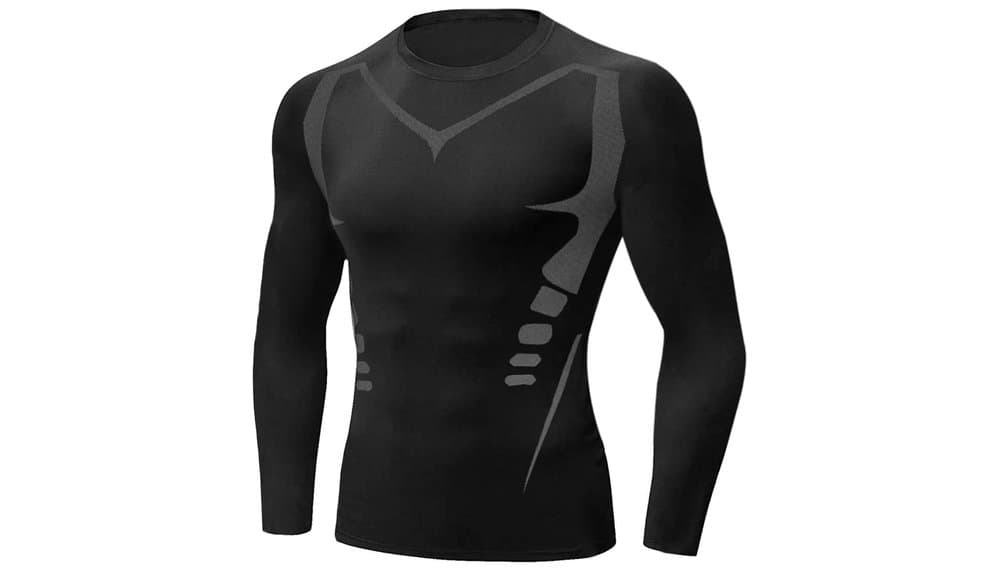 Test du Terecey Men's Compression Long Sleeve T-Shirt