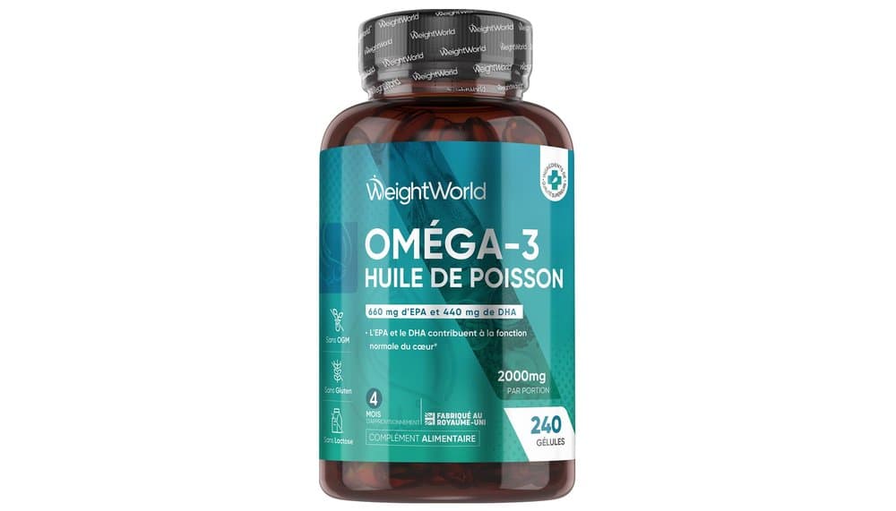 Test du Complément WeightWorld Omega 3 Wild Fish Oil 2000mg