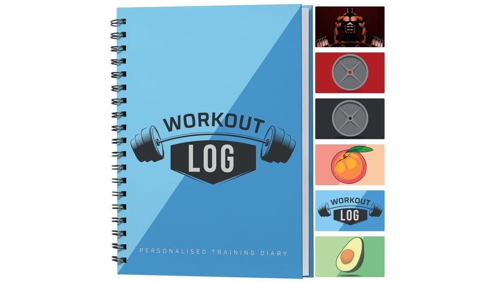 Workout Log Träningsjournal A5: Test